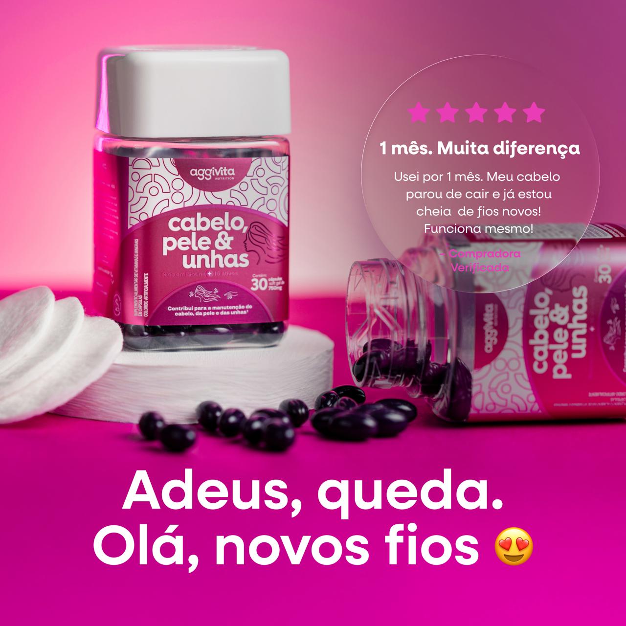 cabelo, pele & unhas