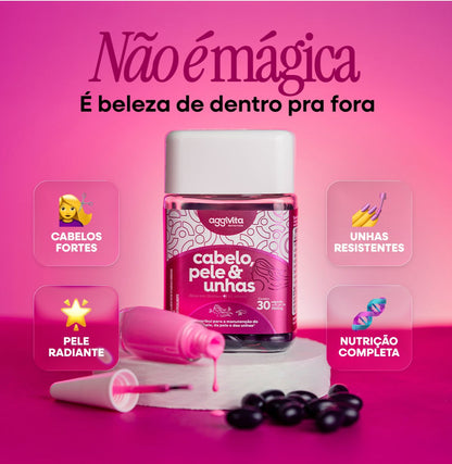 cabelo, pele & unhas