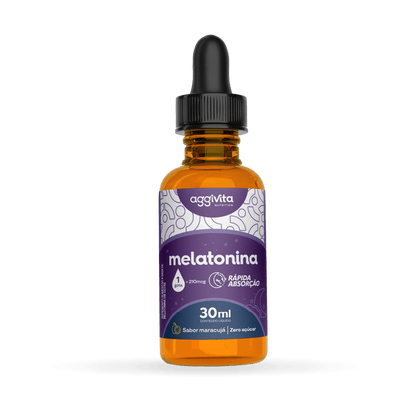 melatonina em gotas - Aggivita Nutrition