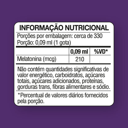 melatonina em gotas - Aggivita Nutrition