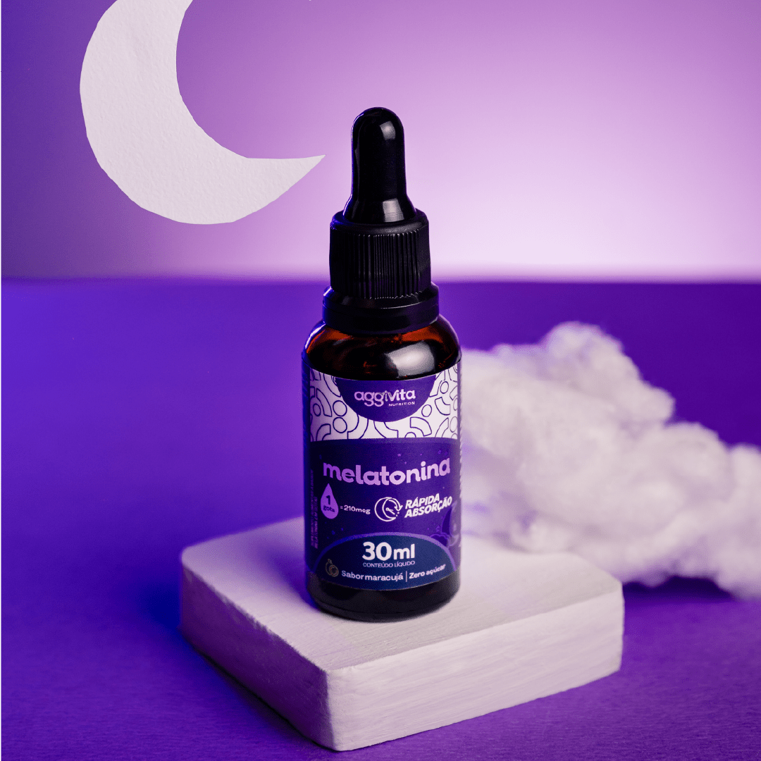 melatonina em gotas - Aggivita Nutrition